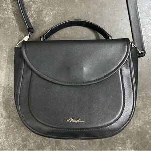3.1 Phillip Lim Pashli Black Crossbody Saddle Bag